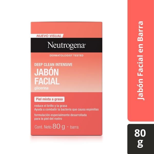 Jabón en Barra Facial Neutrogena Deep Clean Intensive - Hero